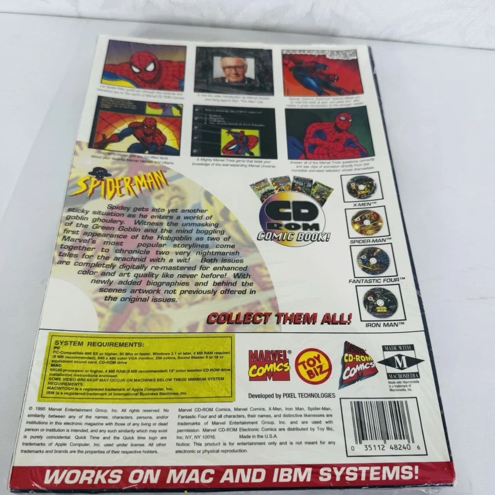 Spider-Man: Interactive CD-ROM‎ Comic Book (Windows/Mac, 1995)